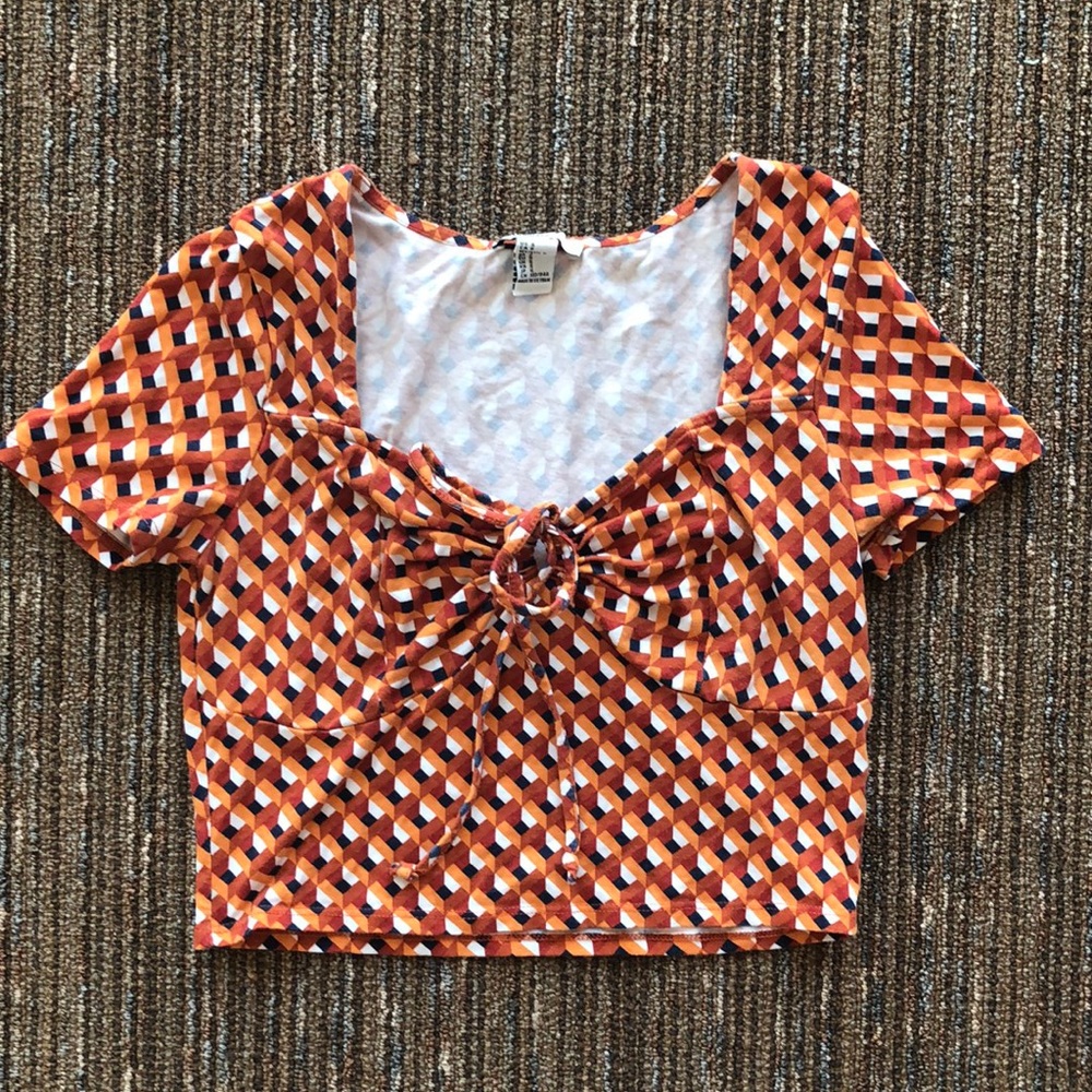 Vintage style crop top